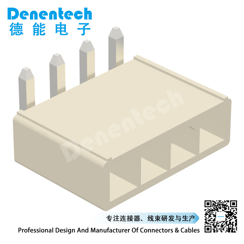 Denentech 单排90度 4.20mmWafer 胶壳端子 接插件 针座 插件连接器